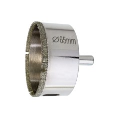 Otwornica z nasypem diamentowym 65 mm, diament galwanizowany