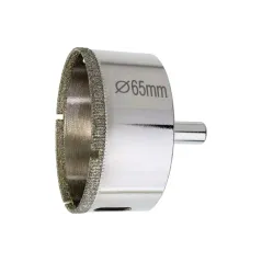 Otwornica z nasypem diamentowym 65 mm, diament galwanizowany