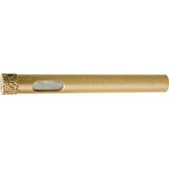 Otwornica z nasypem diamentowym 8 mm, diament lutowany
