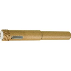 Otwornica z nasypem diamentowym 10 mm, diament lutowany