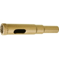 Otwornica z nasypem diamentowym 14 mm, diament lutowany