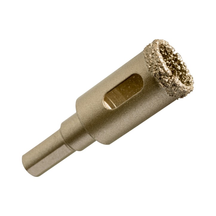 Otwornica z nasypem diamentowym 20 mm, diament lutowany Otwornica z nasypem diamentowym 20 mm, diament lutowany