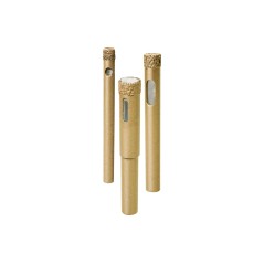 Zestaw otwornic z nasypem diamentowym 6-10 mm, diament lutowany, 3 szt.