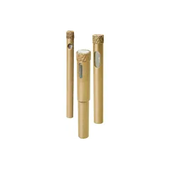 Zestaw otwornic z nasypem diamentowym 6-10 mm, diament lutowany, 3 szt.