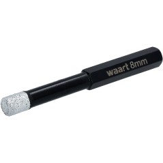 Otwornica z nasypem diamentowym 8 mm, diament lutowany