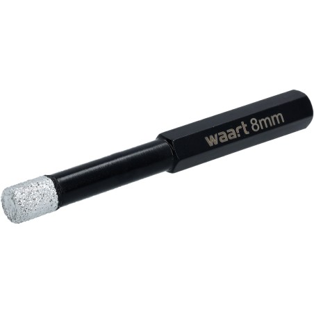 Otwornica z nasypem diamentowym 8 mm, diament lutowany
