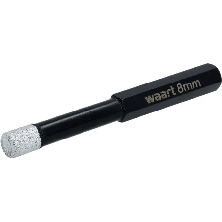Otwornica z nasypem diamentowym 8 mm, diament lutowany