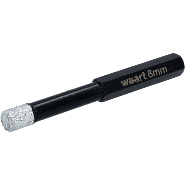 Otwornica z nasypem diamentowym 8 mm, diament lutowany Otwornica z nasypem diamentowym 8 mm, diament lutowany