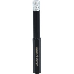 Otwornica z nasypem diamentowym 8 mm, diament lutowany