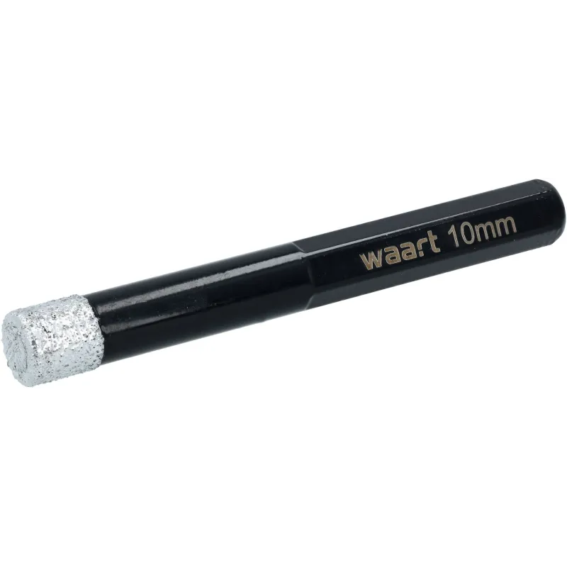 Otwornica z nasypem diamentowym 10 mm, diament lutowany