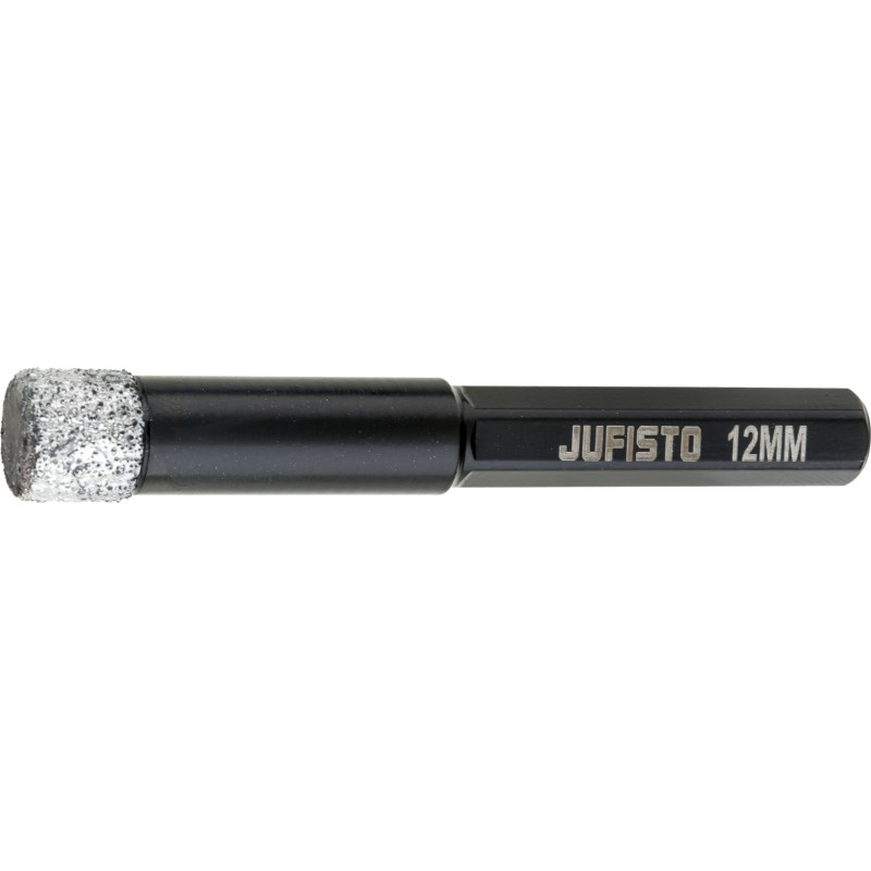 Otwornica z nasypem diamentowym 12 mm, diament lutowany