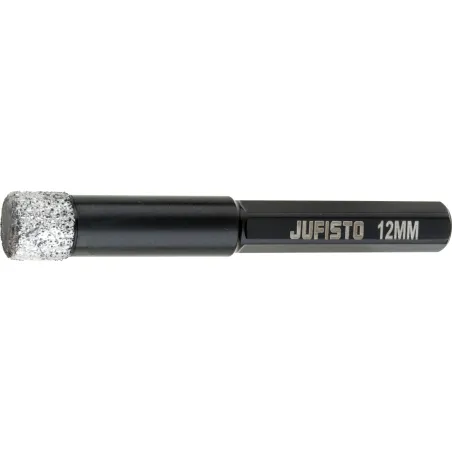 Otwornica z nasypem diamentowym 12 mm, diament lutowany