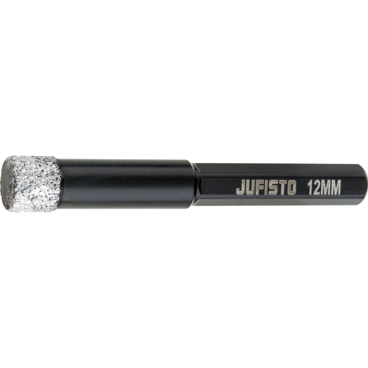 Otwornica z nasypem diamentowym 12 mm, diament lutowany