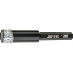 Otwornica z nasypem diamentowym 15 mm, diament lutowany