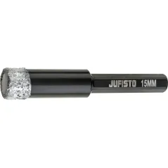 Otwornica z nasypem diamentowym 15 mm, diament lutowany