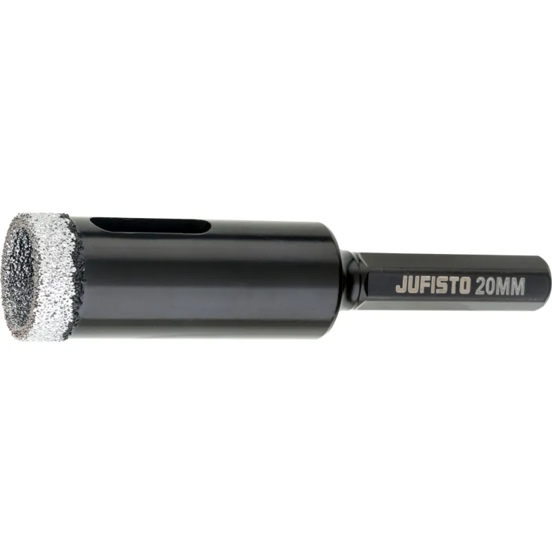 Otwornica z nasypem diamentowym 20 mm, diament lutowany