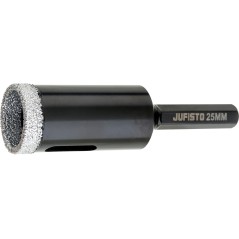 Otwornica z nasypem diamentowym 25 mm, diament lutowany