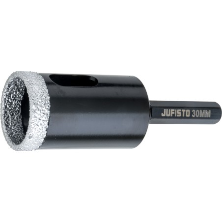 Otwornica z nasypem diamentowym 30 mm, diament lutowany