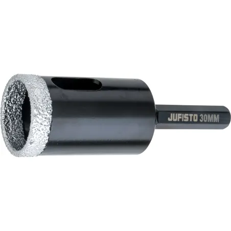 Otwornica z nasypem diamentowym 30 mm, diament lutowany