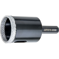 Otwornica z nasypem diamentowym 40 mm, diament lutowany
