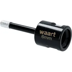 Otwornica z nasypem diamentowym 6 mm, M14, diament lutowany