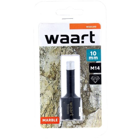Otwornica z nasypem diamentowym 10 mm, M14, diament lutowany