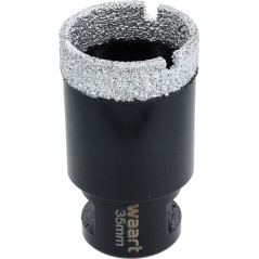 Otwornica z nasypem diamentowym 35 mm, M14, diament lutowany