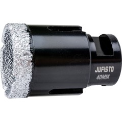 Otwornica z nasypem diamentowym 40 mm, M14, diament lutowany