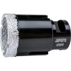 Otwornica z nasypem diamentowym 40 mm, M14, diament lutowany
