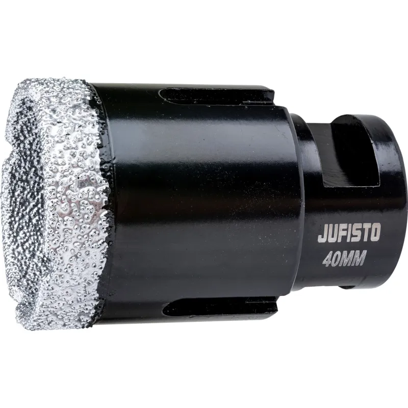 Otwornica z nasypem diamentowym 40 mm, M14, diament lutowany