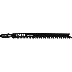 Brzeszczoty do wyrzynarek 90 mm, uchwyt "T", 12/8TPI, do drewna, PVC, 2 szt.