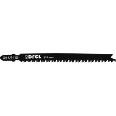 Brzeszczoty do wyrzynarek 90 mm, uchwyt "T", 12/8TPI, do drewna, PVC, 2 szt.
