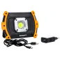 Reflektor 10 W, COB LED, akumulatorowy, USB Reflektor 10 W, COB LED, akumulatorowy, USB
