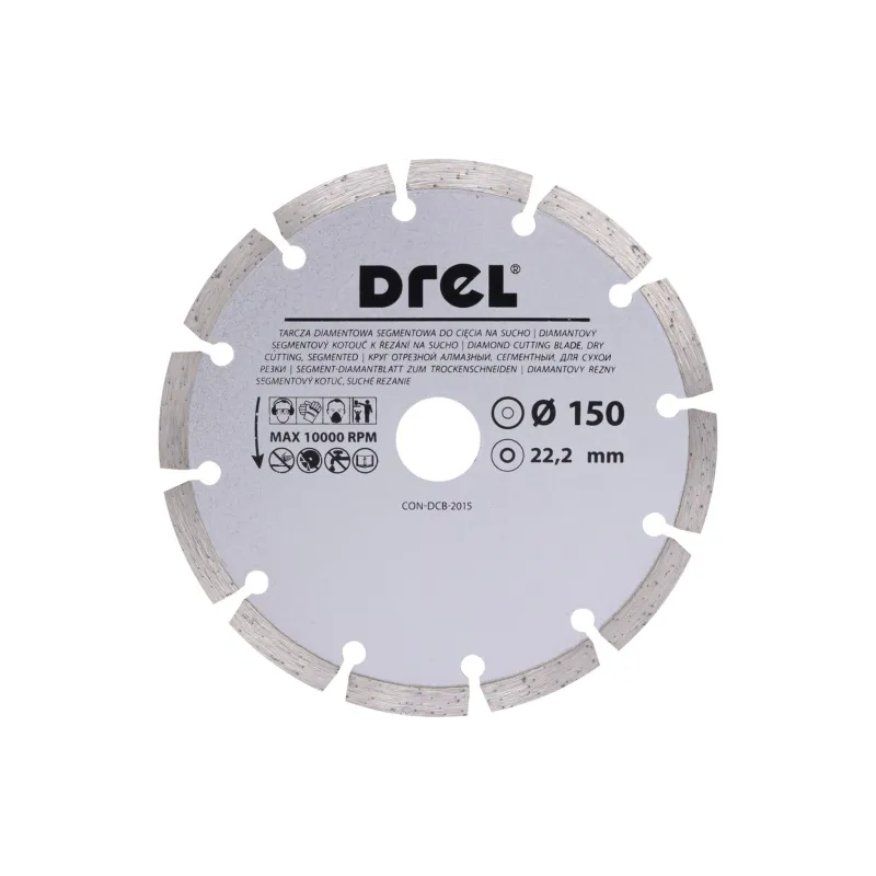 Tarcza diamentowa 150 x 22.2 mm, segmentowa