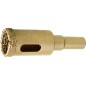 Otwornica z nasypem diamentowym 16 mm, diament lutowany