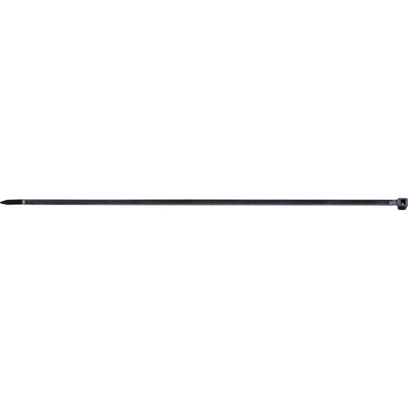 Opaski zaciskowe 2.5 x 150 mm, nylonowe, czarne, 100 szt.
