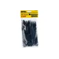 Opaski zaciskowe 3.6 x 150 mm, nylonowe, czarne, 100 szt.
