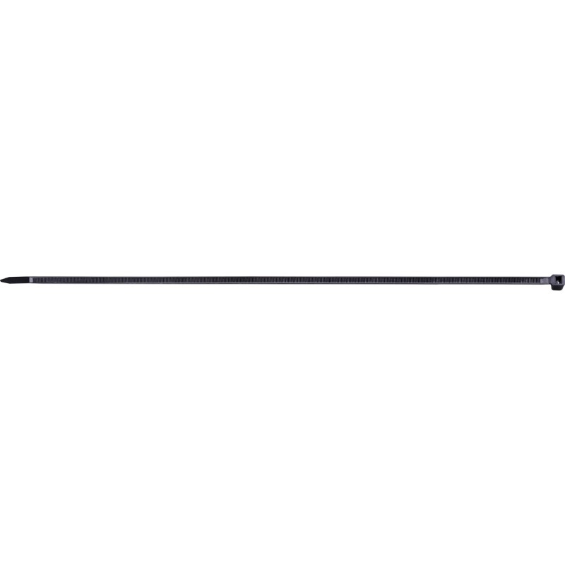 Opaski zaciskowe 4.8 x 300 mm, nylonowe, czarne, 100 szt.