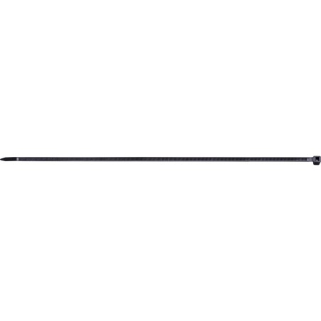 Opaski zaciskowe 4.8 x 300 mm, nylonowe, czarne, 100 szt.