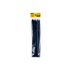 Opaski zaciskowe 4.8 x 430 mm, nylonowe, czarne, 100 szt.