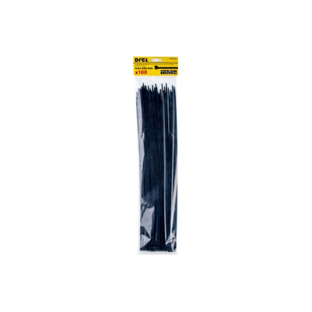 Opaski zaciskowe 4.8 x 430 mm, nylonowe, czarne, 100 szt.