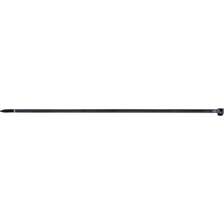 Opaski zaciskowe 7.2 x 380 mm, nylonowe, czarne, 100 szt.
