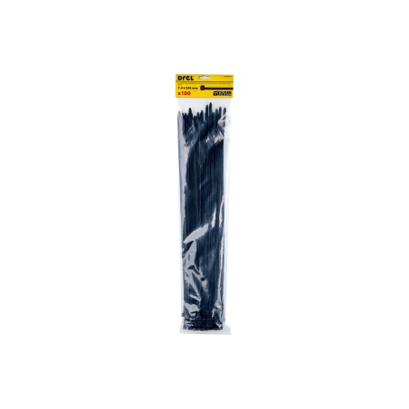 Opaski zaciskowe 7.2 x 550 mm, nylonowe, czarne, 100 szt.