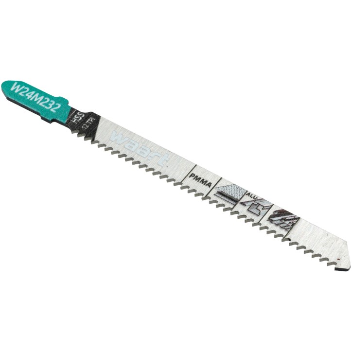 Brzeszczoty do wyrzynarek z uchwytem typu "T", 75 mm, 12TPI, do metalu, PVC, PMMA, 2 szt.