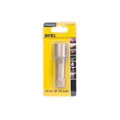 Otwornica z nasypem diamentowym 14 mm, M14, diament lutowany