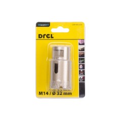 Otwornica z nasypem diamentowym 32 mm, M14, diament lutowany