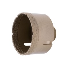 Otwornica z nasypem diamentowym 68 mm, M14, diament lutowany