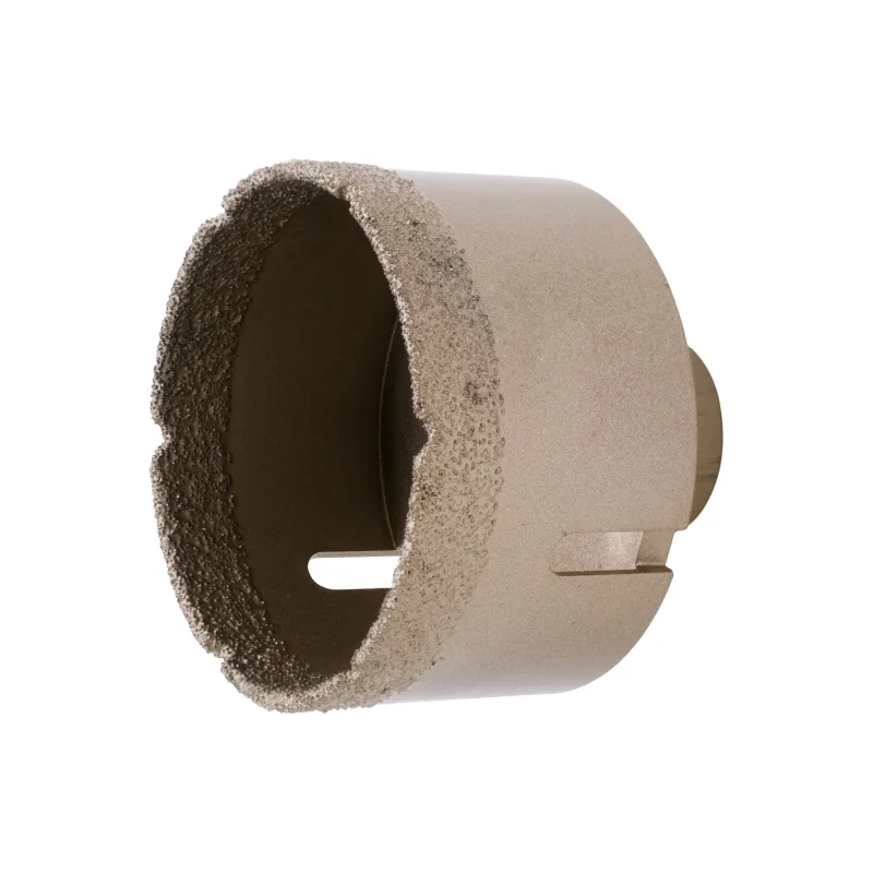 Otwornica z nasypem diamentowym 68 mm, M14, diament lutowany Otwornica z nasypem diamentowym 68 mm, M14, diament lutowany