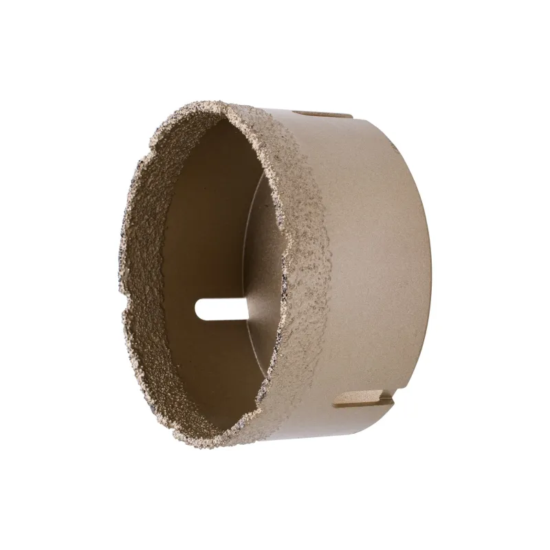 Otwornica z nasypem diamentowym 82 mm, M14, diament lutowany