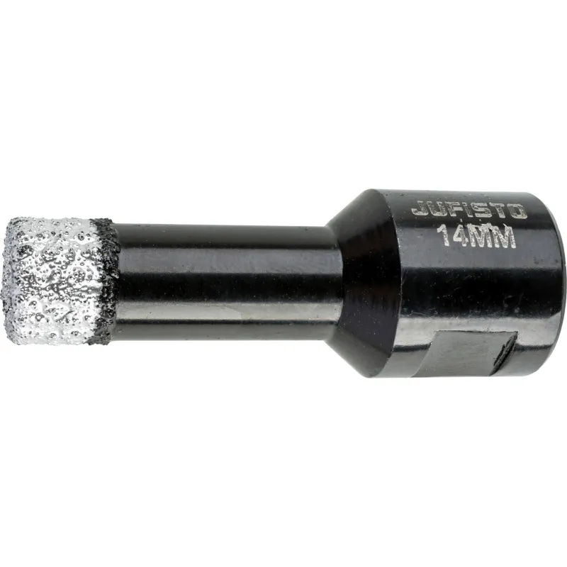 Otwornica z nasypem diamentowym 14 mm, M14, diament lutowany